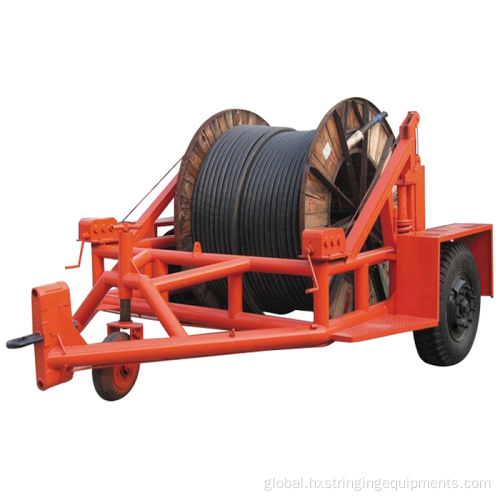  Hydraulic Cable Drum Trailer 5ton Underground Hydraulic Cable Reel Trailer Supplier